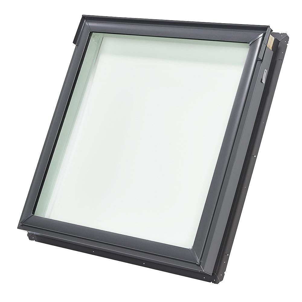 velux skylight deck mount frame inch outside fs fixed d26 tempered glass canada depot