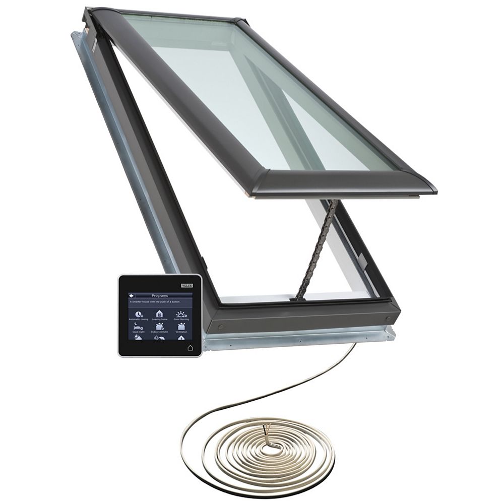 VELUX VSS - Solar Powered Venting Deck Mount Skylight size C06