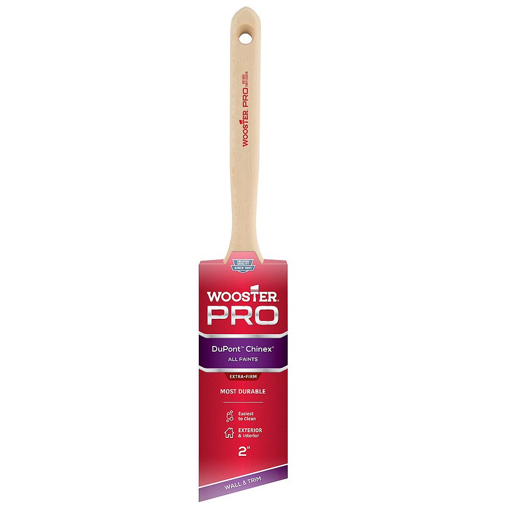 Wooster 2 inch (50mm) Pro Chinex Angle Sash Brush The Home Depot Canada