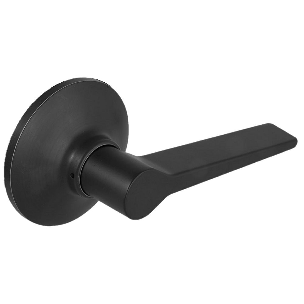 Defiant Freedom Hall And Closet Passage Door Lever In Matte Black The Home Depot Canada 3442