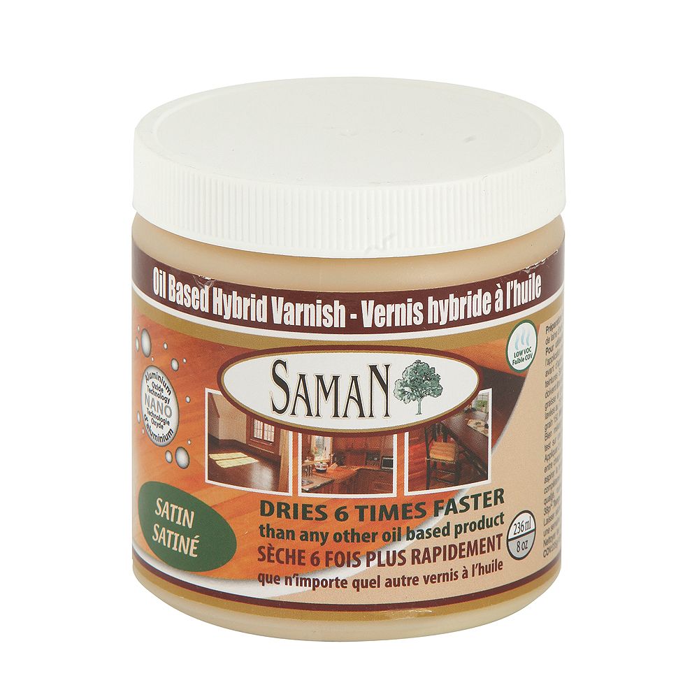 SamaN Hybrid Satin Varnish 236ml The Home Depot Canada