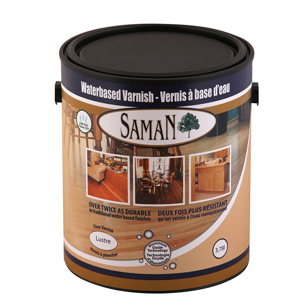 SamaN Water based Gloss varnish 3,78L The Home Depot Canada