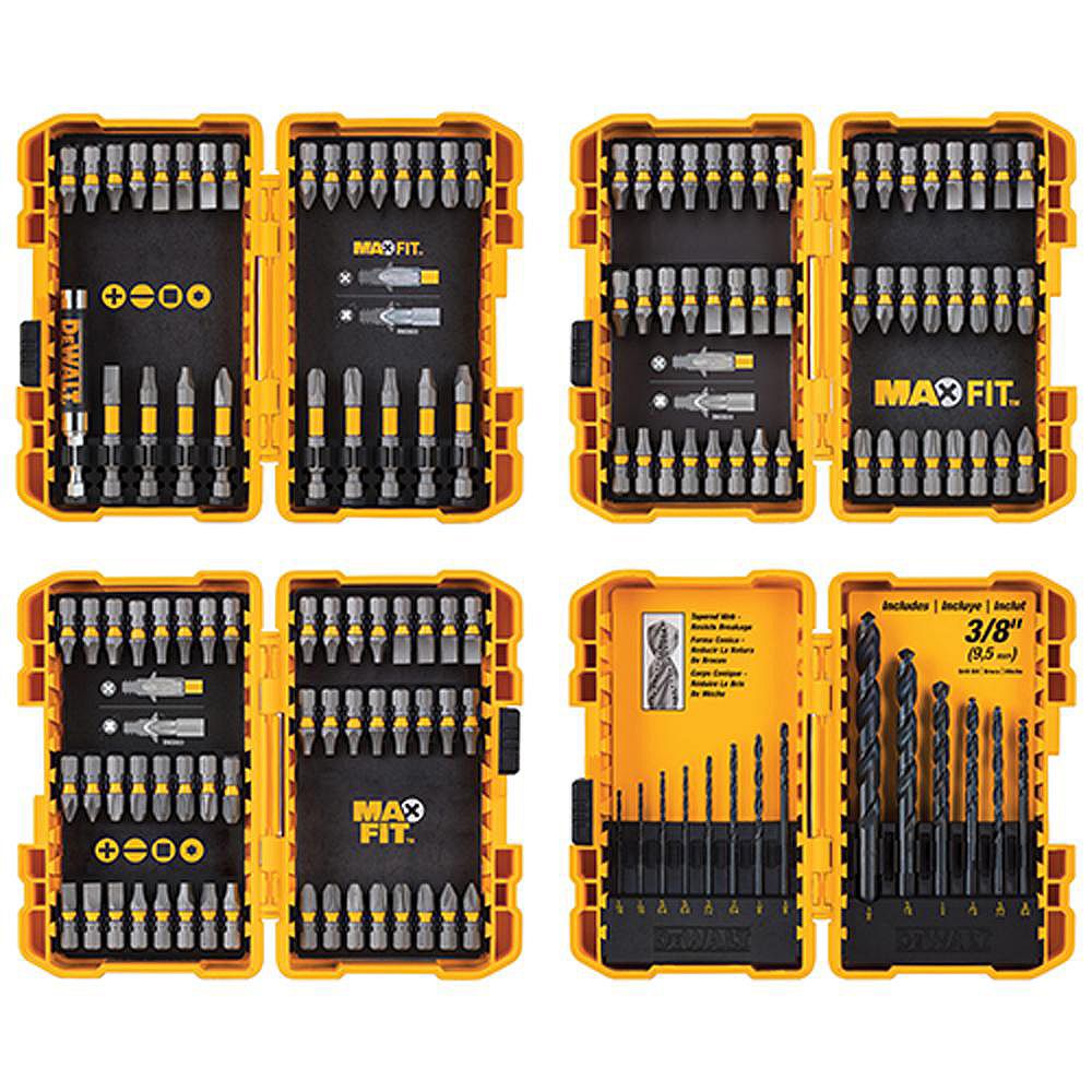 DEWALT MAXFIT Screwdriving and Drill Bit Set (136Piece) The Home Depot Canada