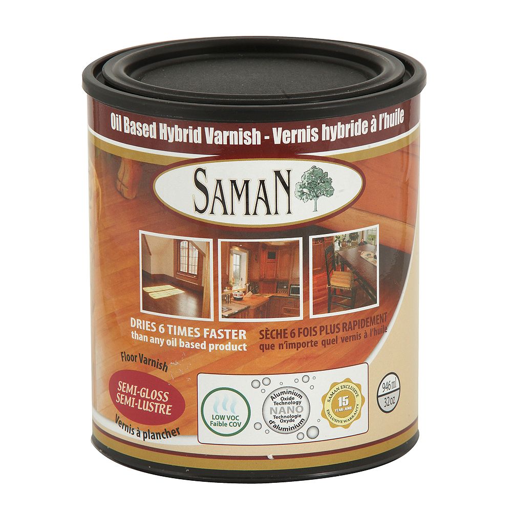 SamaN Hybrid SemiGloss Varnish 946mL The Home Depot Canada