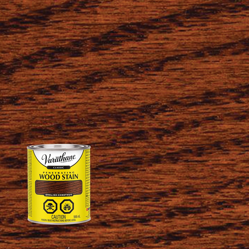 Varathane Classic Penetrating Oil Based Wood Stain In English Chestnut 946 Ml The Home Depot 8462