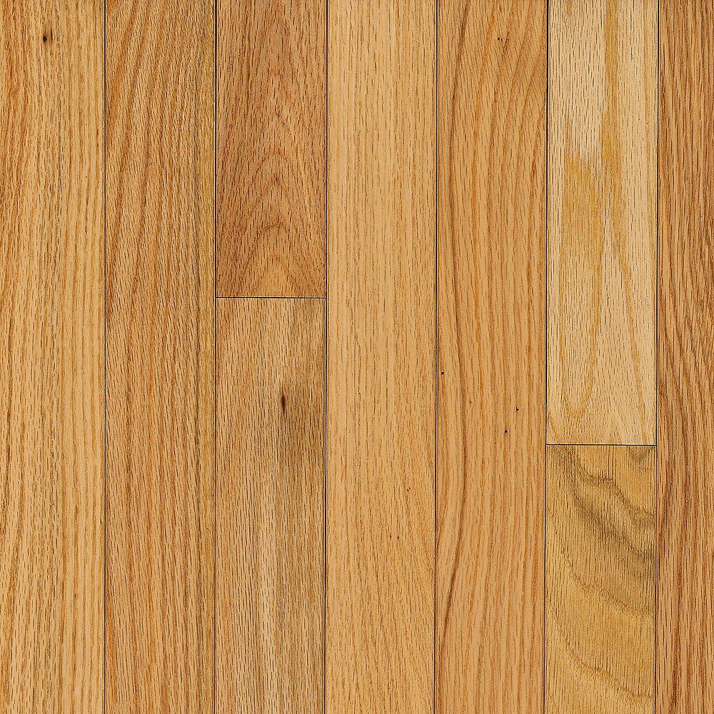 Bruce Ao Oak Natural 3 4 Inch Thick X 2 1 4 Inch W Hardwood Flooring 20 Sq Ft Case The Home Depot Canada