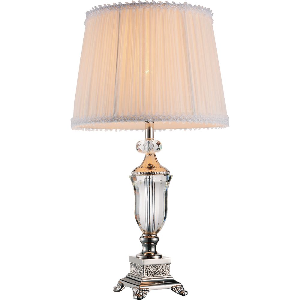 CWI Lighting Yale 14 inch Single Light Table Lamp with 