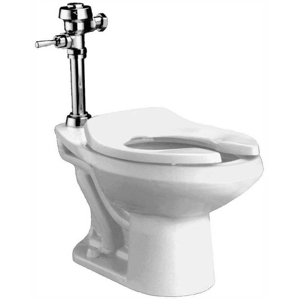 American Standard Madera Aquameter Siphon Jet Toilet Elongated in White ...