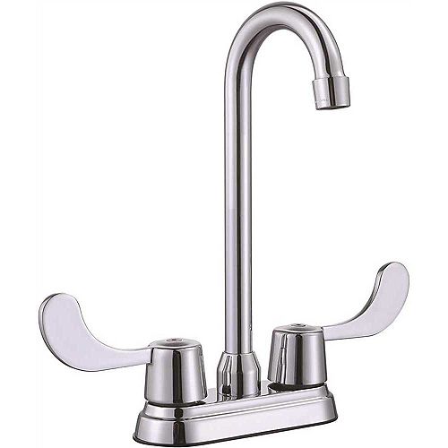 PREMIER Bayview Two-Handle Bar Faucet, Chrome