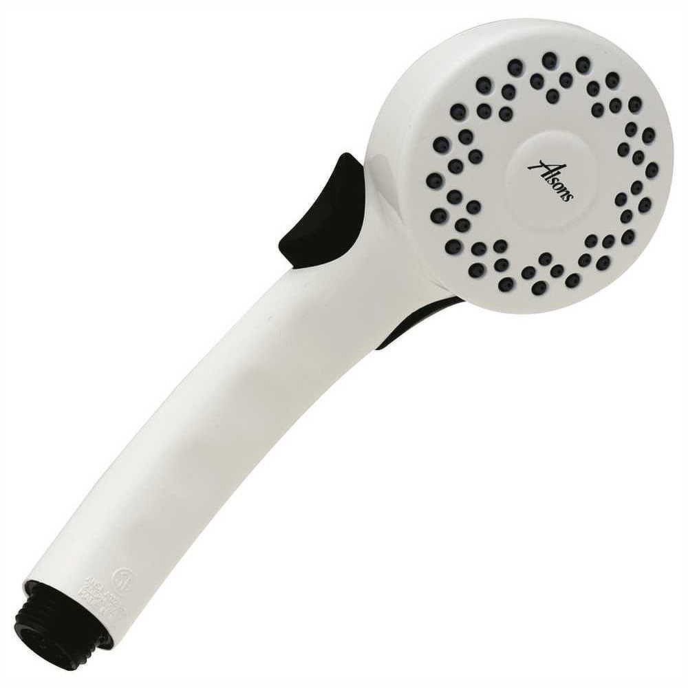 Delta Full Spray Handheld Shower Head With Push Button Volume Control