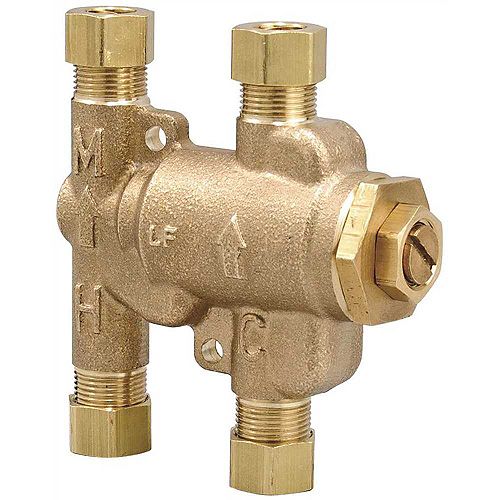 Thermostatic Mixing Valve 3/8 inch Lead Free