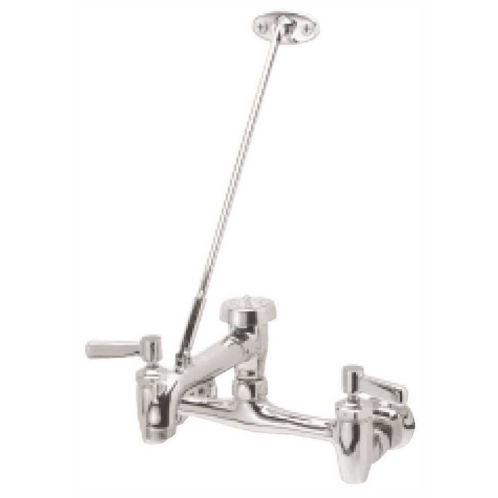 Zurn Aquaspec WallMounted Service Sink Faucet With Adjustable Centers, Rough Chrome The Home