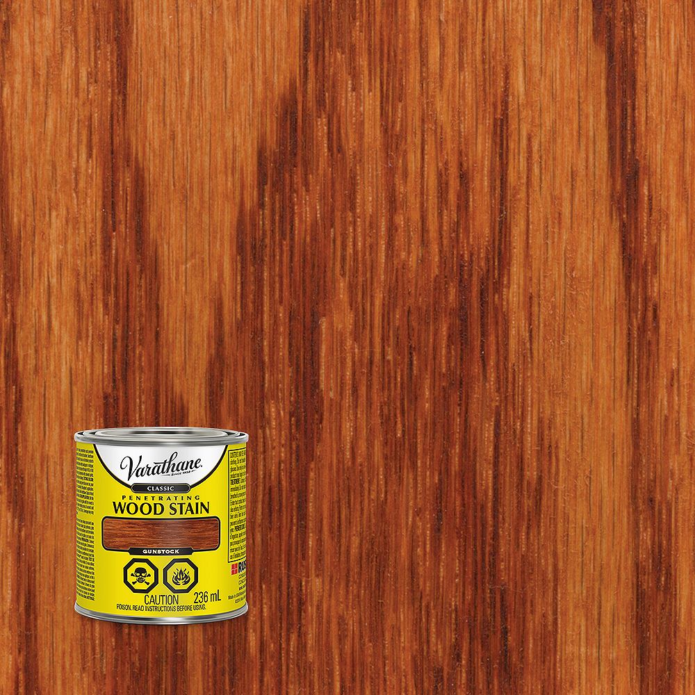 Varathane Classic OilBased Wood Stain in Gunstock, 236 mL