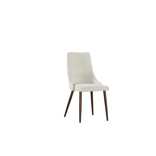 Brooke Side Dining Chair in Cream (Set of 2)