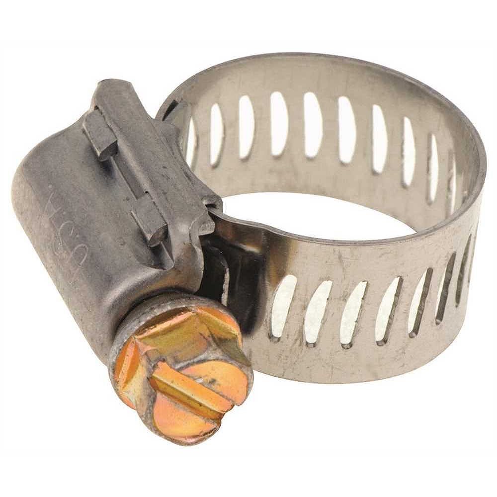 Breeze Clamp Breeze Hose Clamp, Stainless Steel, 7/16 inch. To 25/32 Stainless Steel Hose Clamps Home Depot