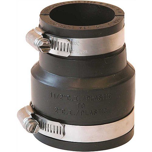 Flexible Coupling 2 inch X 1-1/2 inch