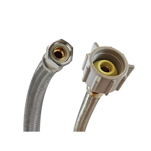 20 inch 7/8 inch Ballcock X 3/8 inch Compression Toilet Connector