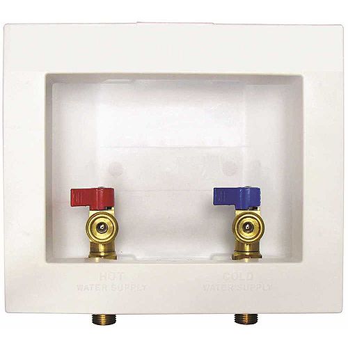 Proplus Washer Outlet Box With Valves