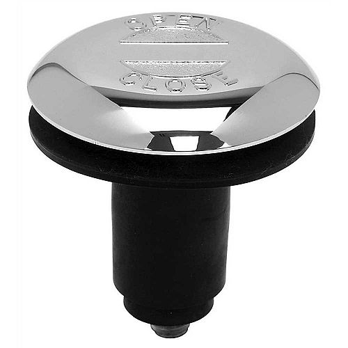 Toe Touch Bathtub Stop, 5/16 inch, Chrome