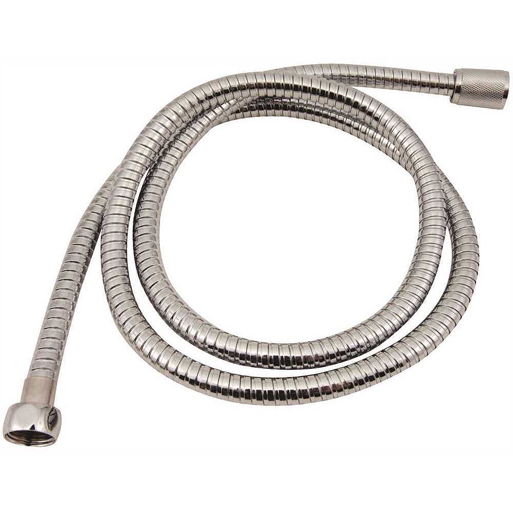 Proplus 79 in. Shower Hose, Chrome Plated Metal | The Home Depot Canada