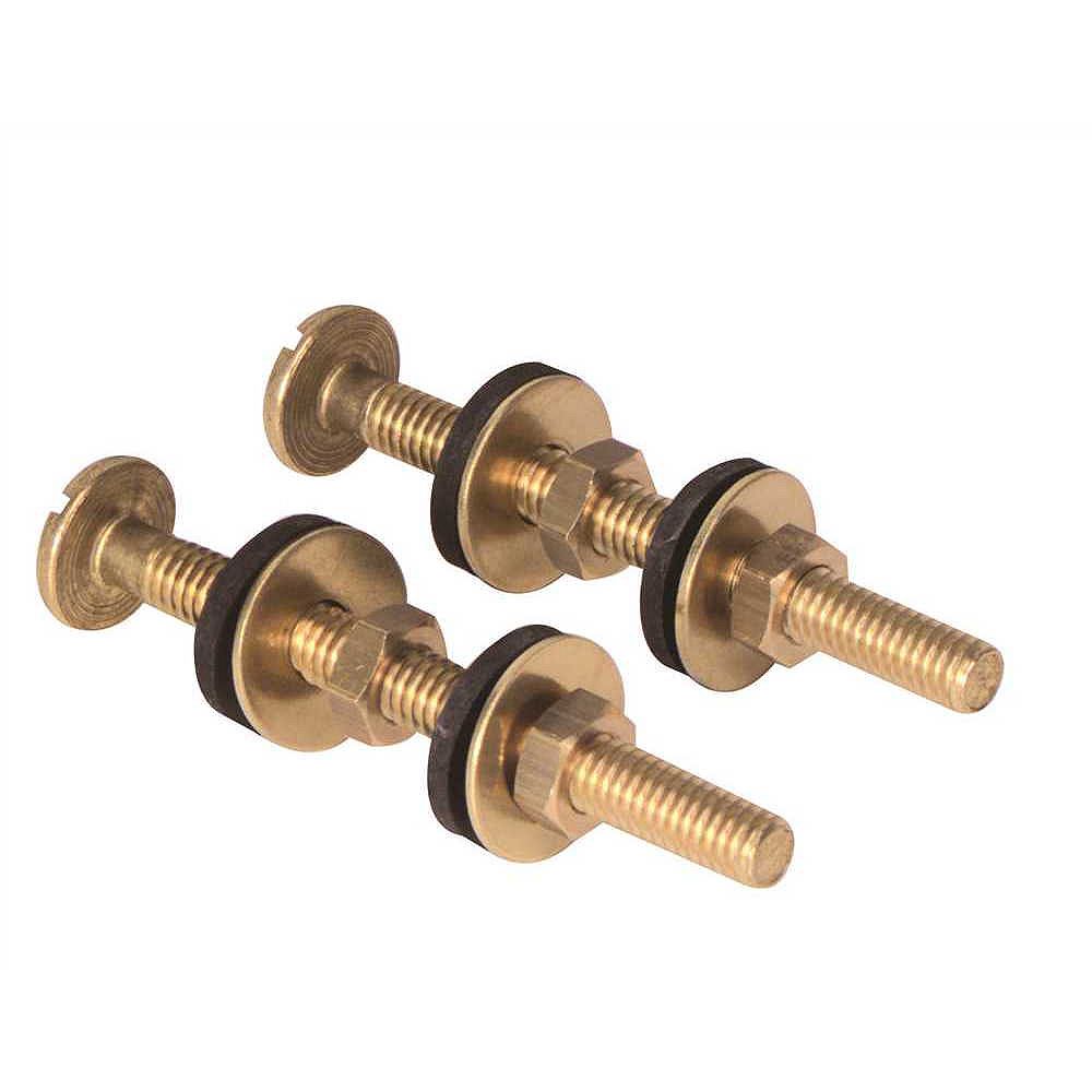 Proplus 3/8 in. x 31/8 in. Solid Brass Closet Tank Bolts Pair The Home Depot Canada