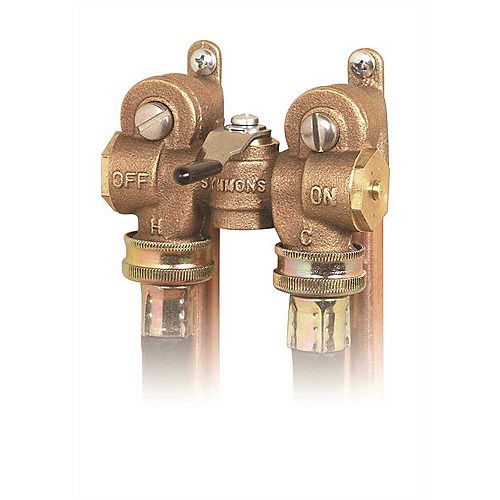 1 in. Copper IPS PE Laundry-Mate Washing Machine Valve