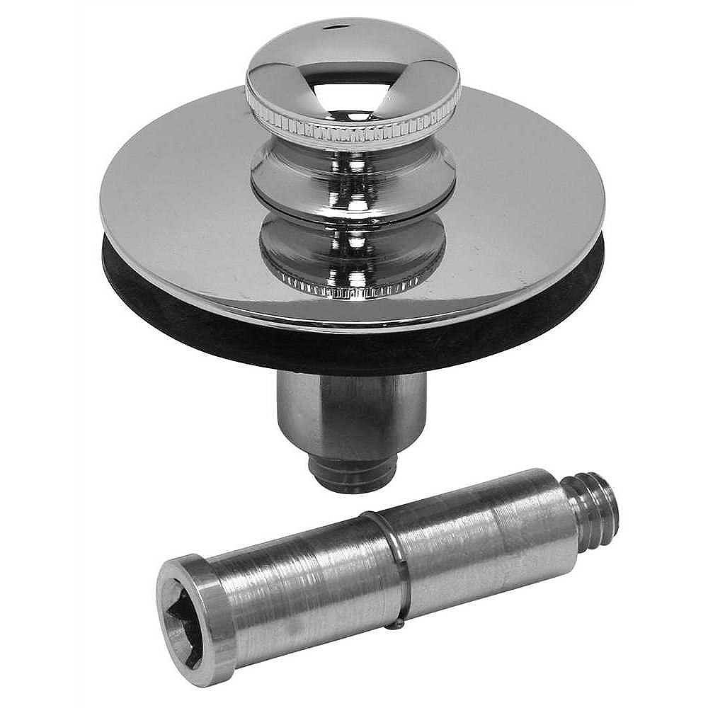 IPS Corporation 3/8 in. and 5/16 in. Posts Brass Push 'N Lift Tub Drain