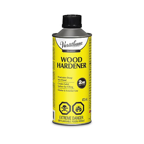 Wood Hardener for Interior and Exterior, 473 mL