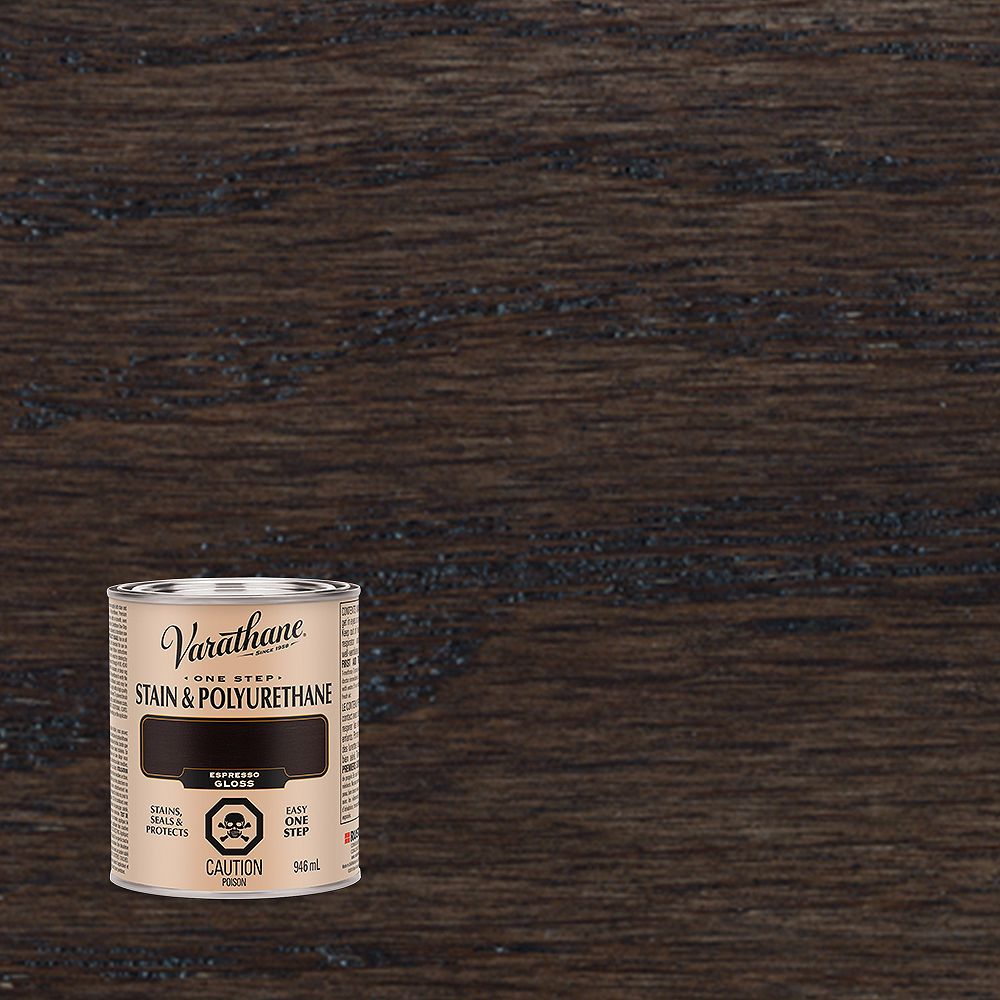 Varathane Stain & Poly One Step OilBased Stain & Polyurethane in Satin