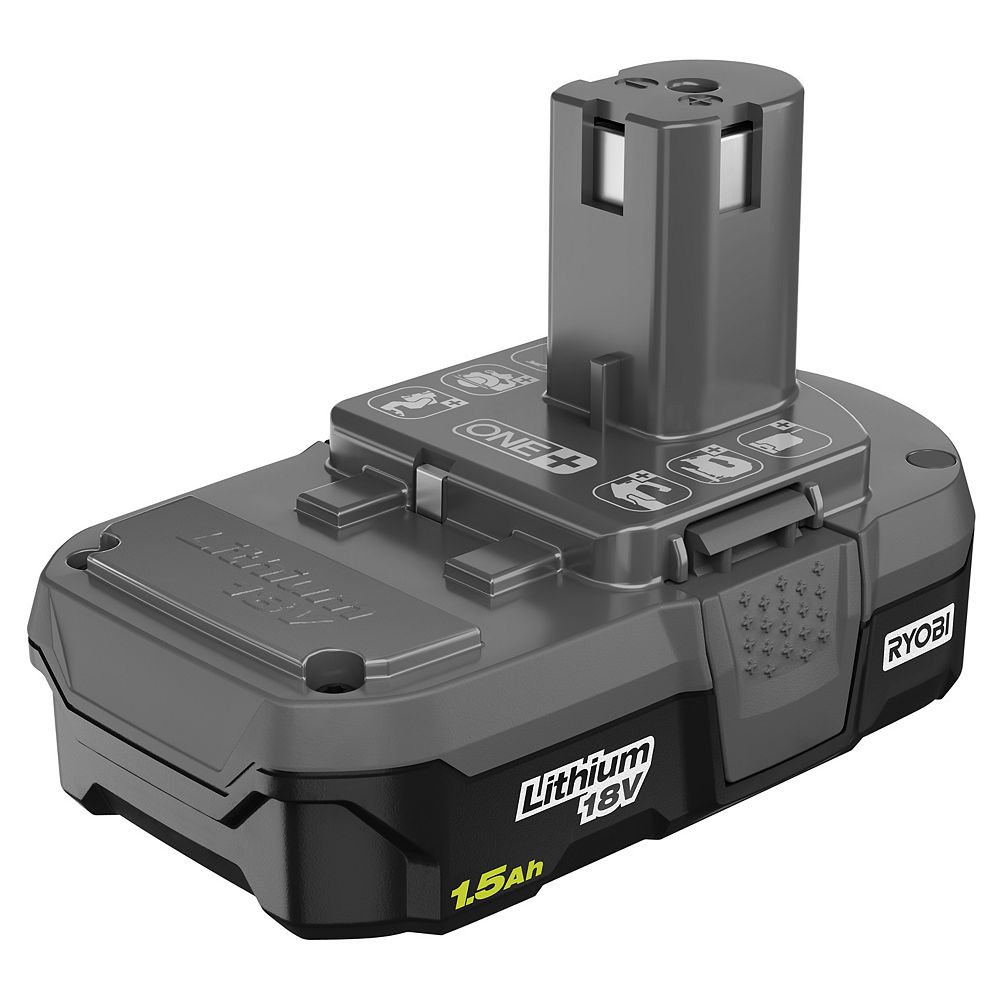 RYOBI 18V ONE+ 1.5 Ah Lithium-Ion Compact Battery | The Home Depot Canada