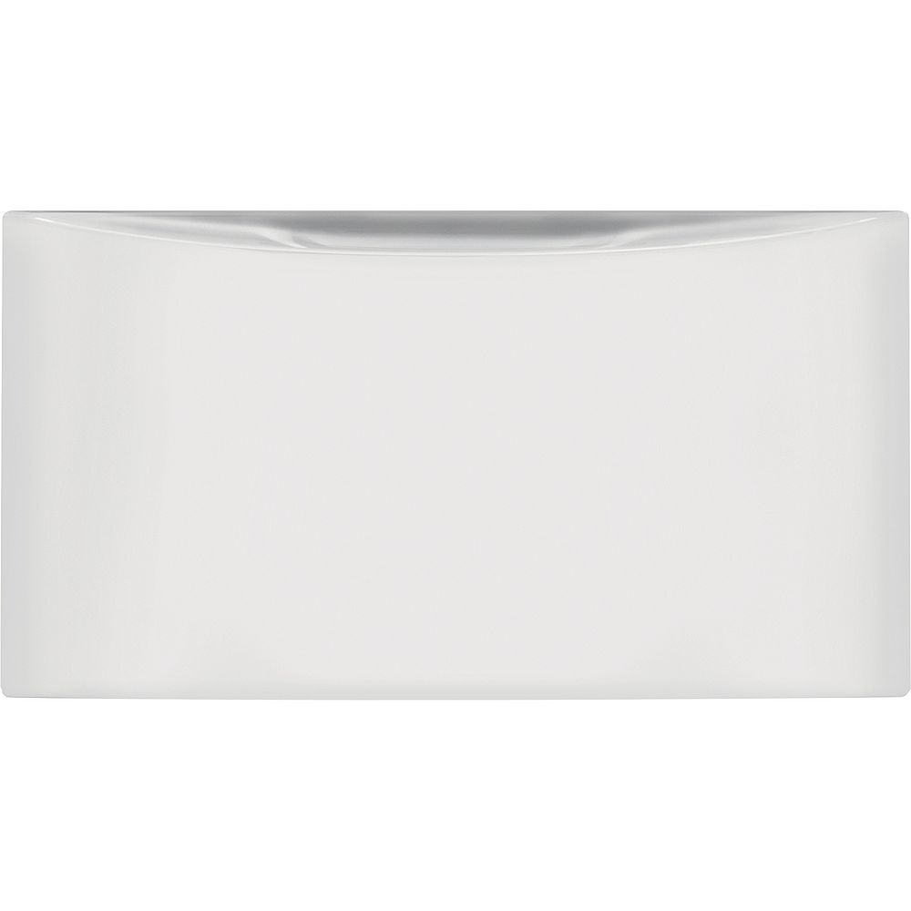Electrolux 15inch Laundry Pedestal with Storage Drawer in White The