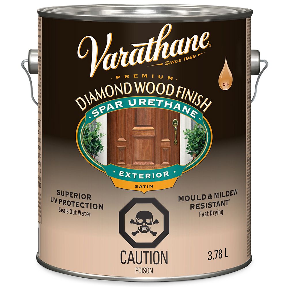 Varathane Diamond Finish Premium Wood Finish for Outdoor, OilBased in