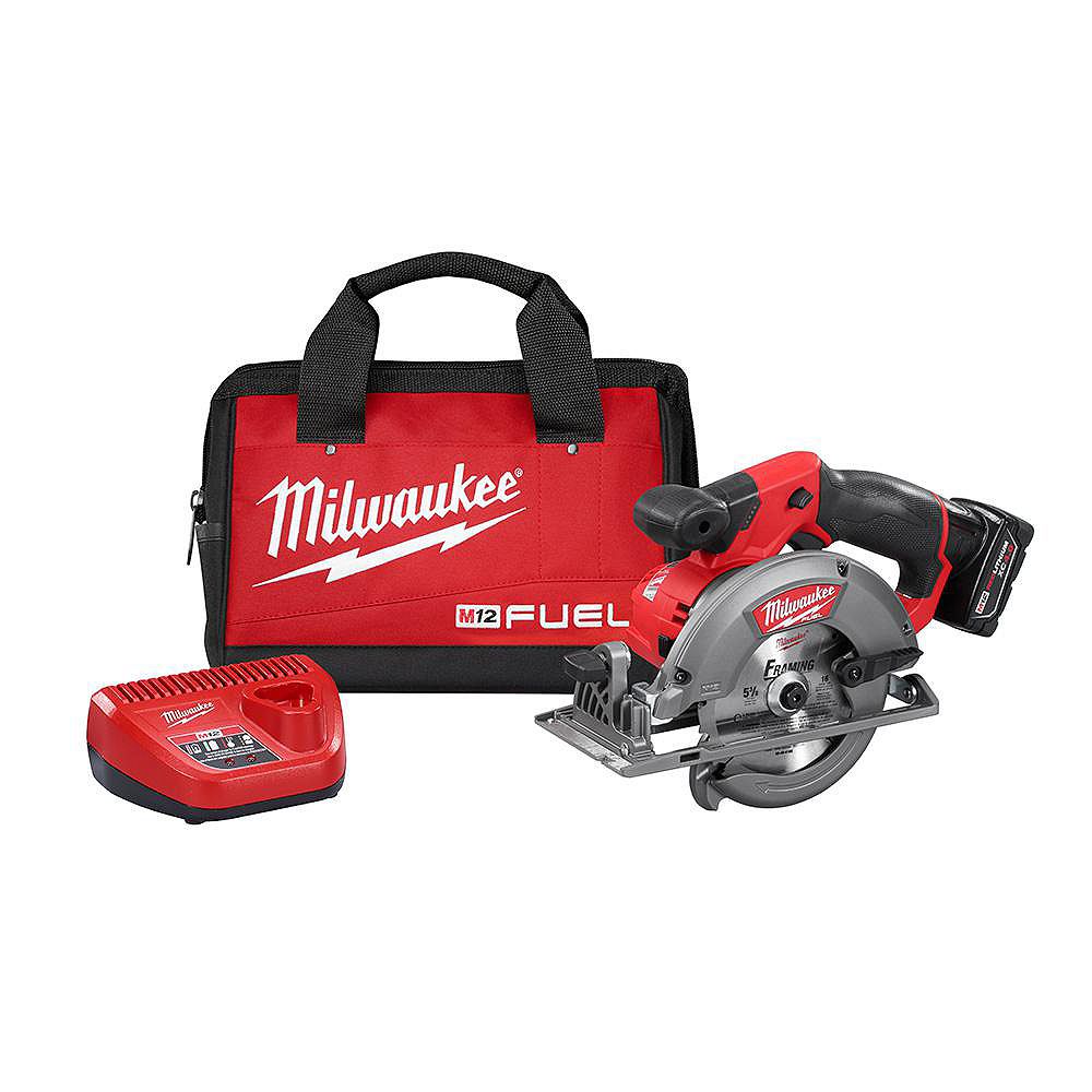 Milwaukee Tool M12 Fuel Kit De Scie Circulaire Sans Fil Au Lithium Ion Sans Fil M12 Fuel 1 Home Depot Canada