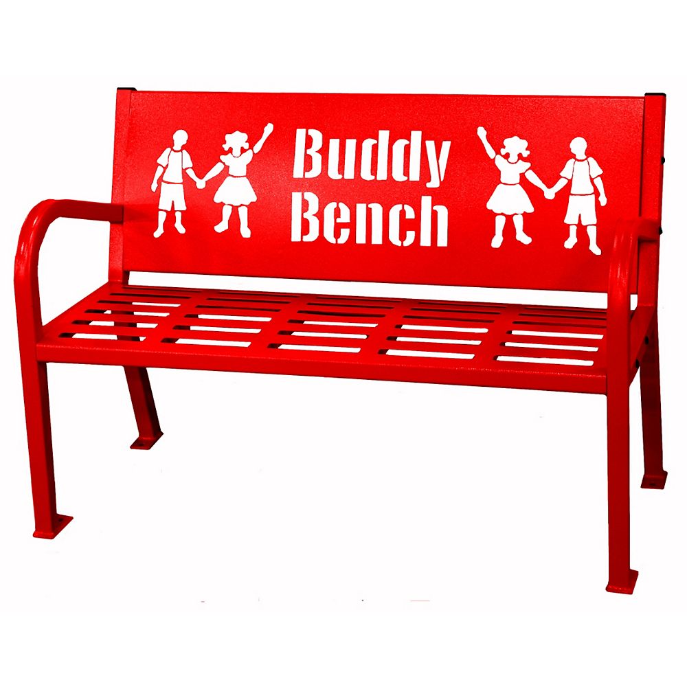 Paris 4 Ft Red Buddy Bench The Home Depot Canada