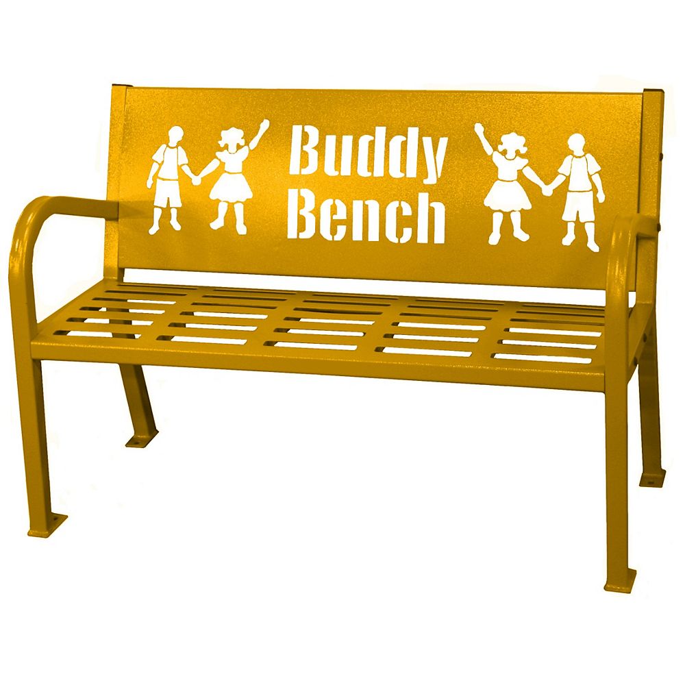 Paris 4 ft. Yellow Buddy Bench The Home Depot Canada