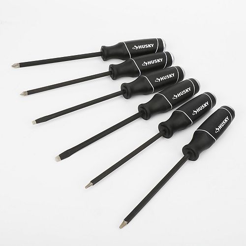 Husky Diamond Tip Screwdriver Set (6Piece) The Home Depot