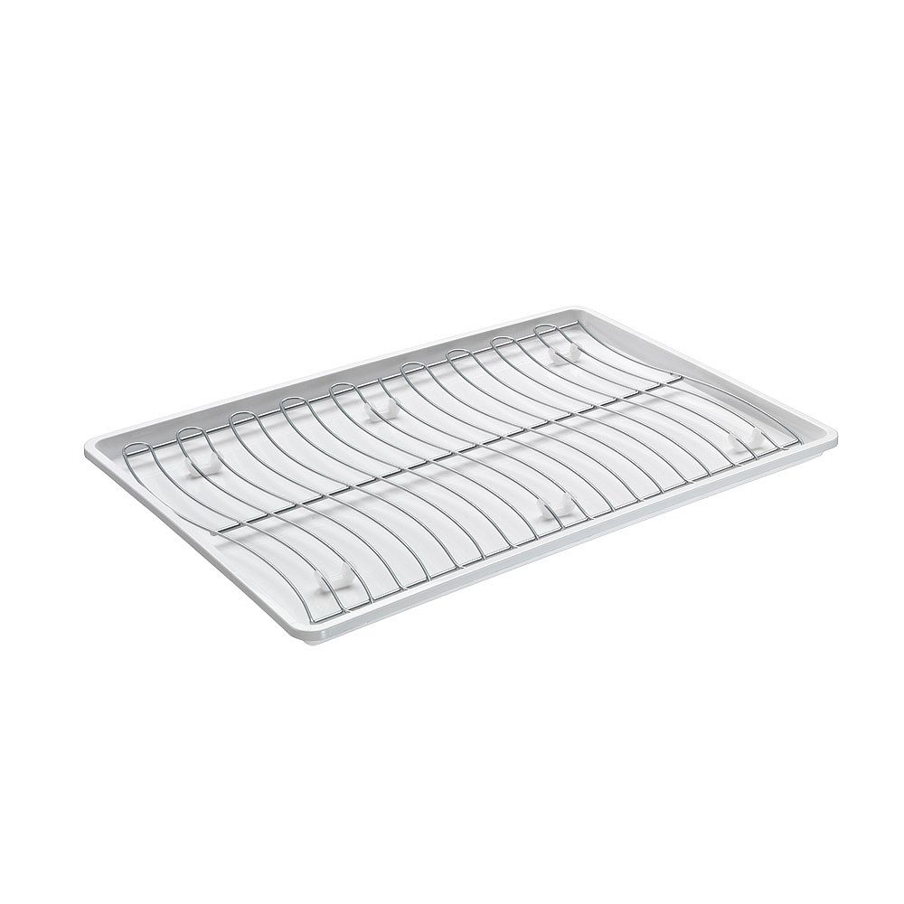Metaltex Wavetex Flat Dish Drainer The Home Depot Canada