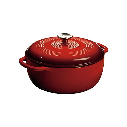 Enamel Dutch Oven, 6Qt, Red