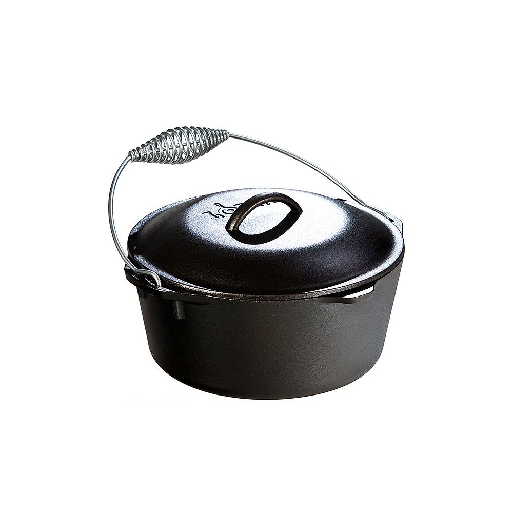 Lodge Double Dutch Oven 5 Quart With Spiral Handle The Home Depot Canada