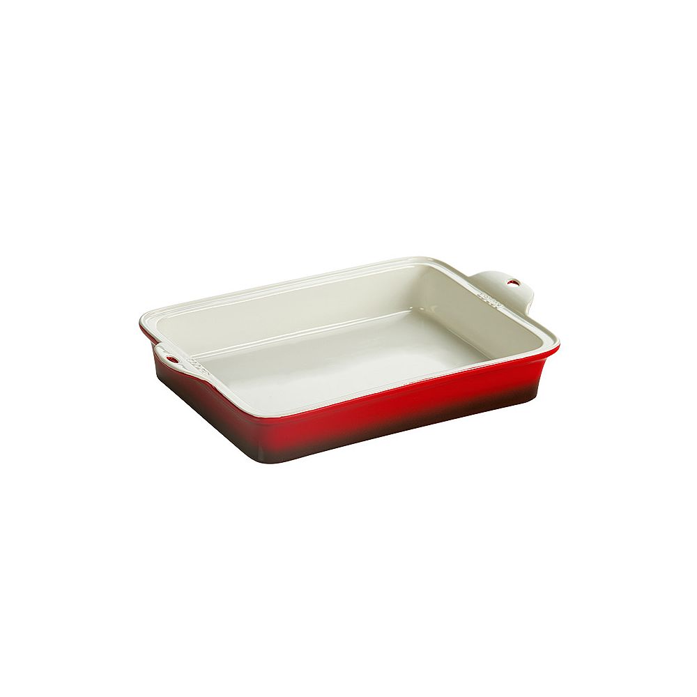 Lodge Stoneware Baking Dish 13X9 inch Red The Home Depot Canada
