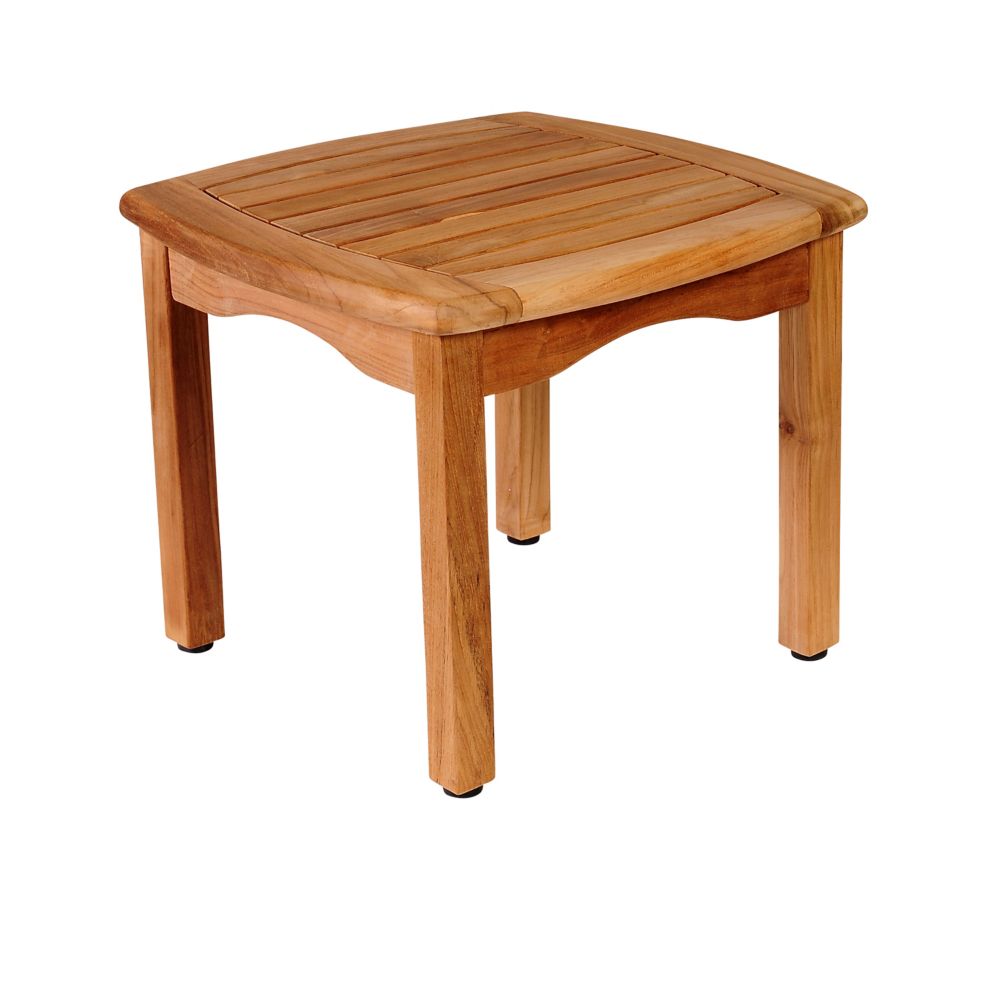 red green outdoor end tables