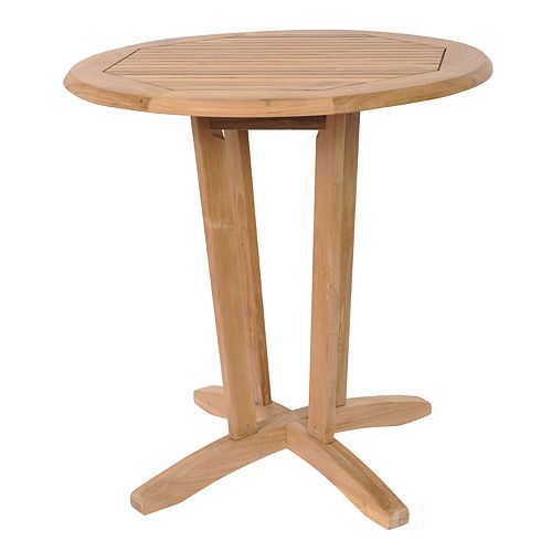 Teak Patio Tables Outdoor Coffee, Round Table Top Home Depot Canada