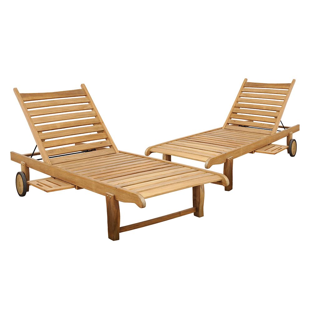 Ia Cairo Teak Patio Chaise Loungers Set Of 2 The Home Depot Canada - Teak Garden Furniture Canada Ia Cairo Teak Patio Chaise Loungers Set Of 2 The Home Depot Canada - Teak Garden Furniture Canada