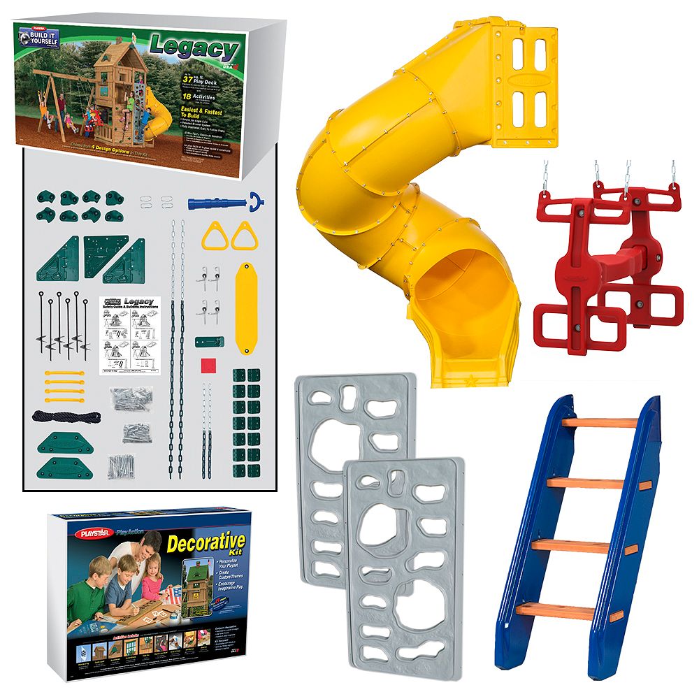 Playstar Legacy Build It Yourself Gold 18Activity Play Set with 37 sq