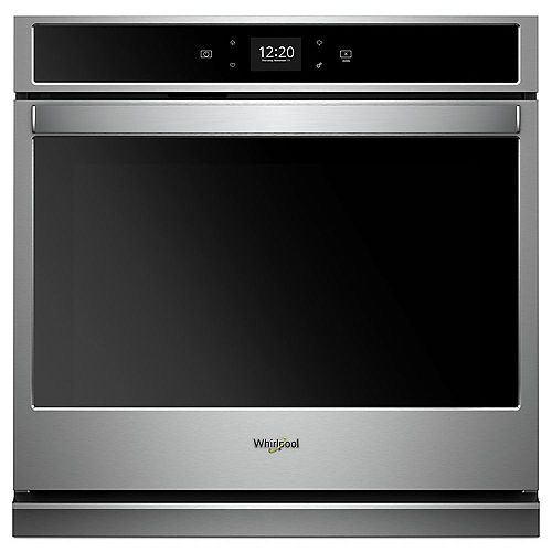 27-inch 4.3 cu. ft. Smart Single Electric Wall Oven Self-Cleaning in Stainless Steel