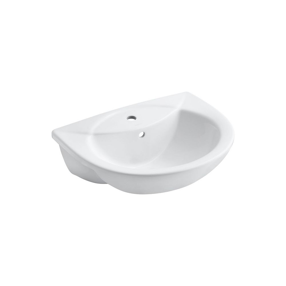 Kohler Odeontm Drop In Bathroom Sink With Single Faucet Hole The Home Depot Canada