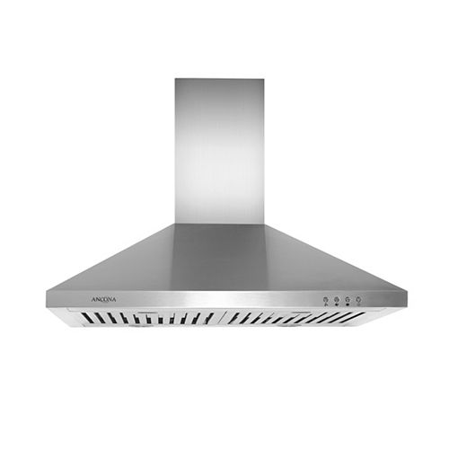 Ancona WPL430 30 inch Pyramid style Range Hood in Stainless Steel