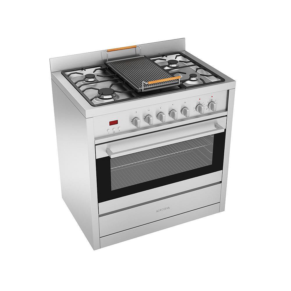 Ancona Gourmet 36inch Freestanding Dual Fuel Range in Stainless with
