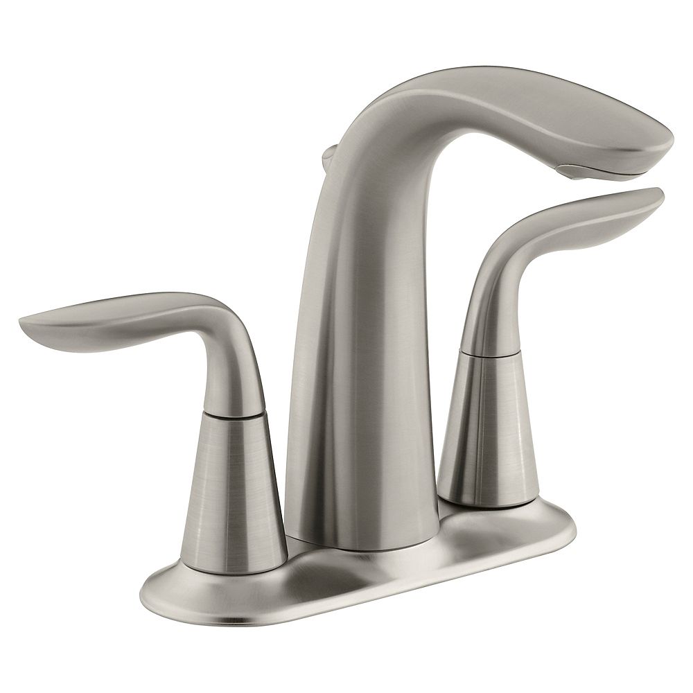 Kohler Refiniar Centreset Bathroom Sink Faucet With Lever Handles The Home Depot Canada