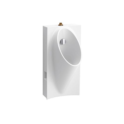 Steward Hybrid High-Efficiency Urinal With 3/4-inch Top Spud In White